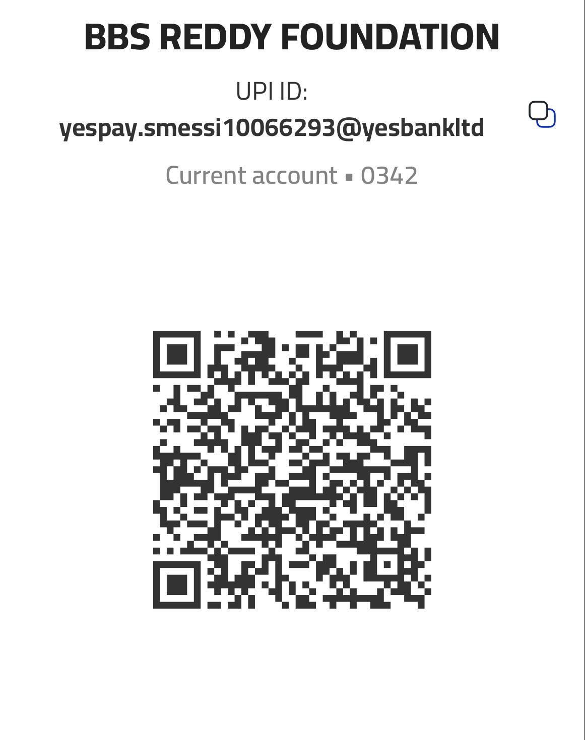 SeedIT NGO donation UPI QR code